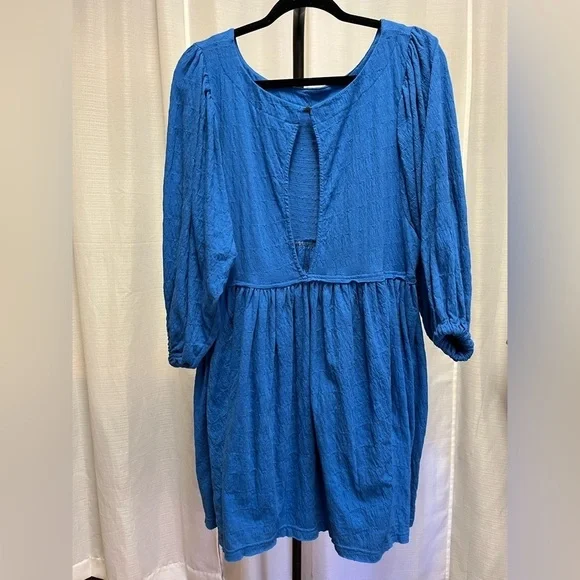 FP Beach Get Obsessed Babydoll Dress in Sky NWT | size XS - Picture 5 of 9